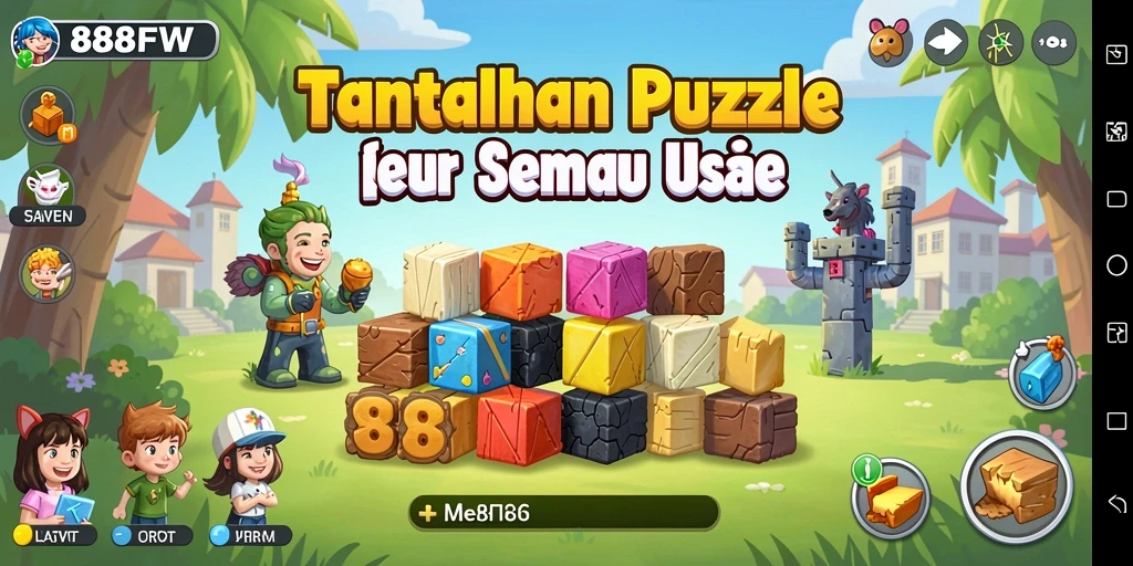 Tampilan gameplay seru dan penuh tantangan di 888FW.