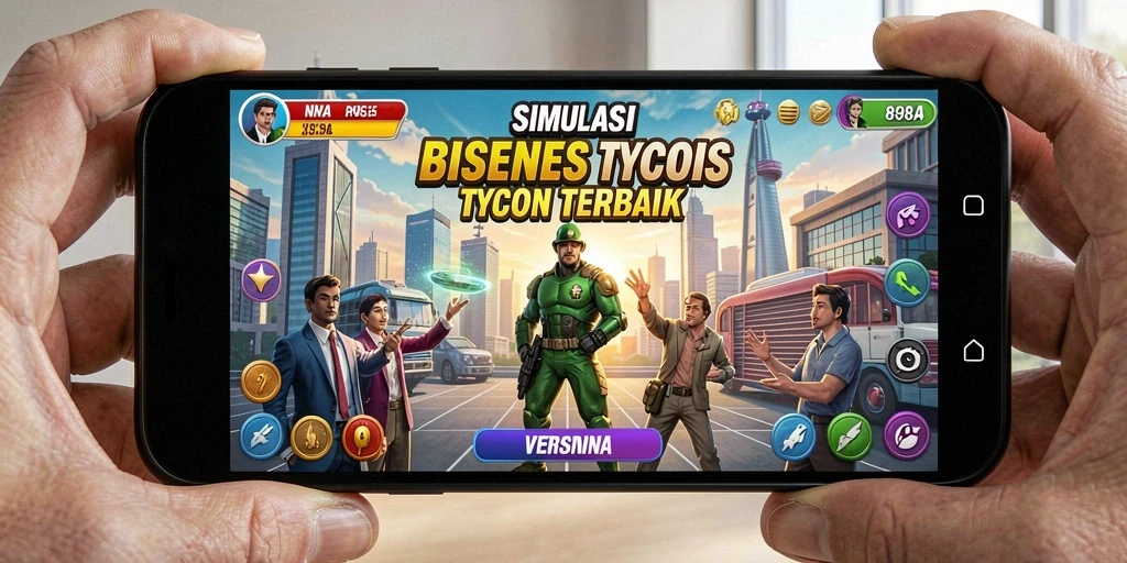 Tampilan gameplay 898A yang menampilkan strategi bisnis Tycoon yang mendebarkan.