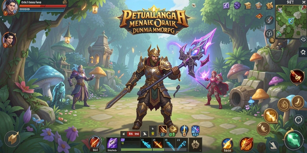 Gameplay seru dalam dunia fantastis 9ET yang penuh petualangan.