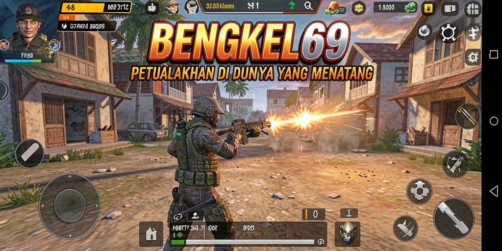 Tampilan gameplay BENGKEL69 yang menegangkan dan menantang.
