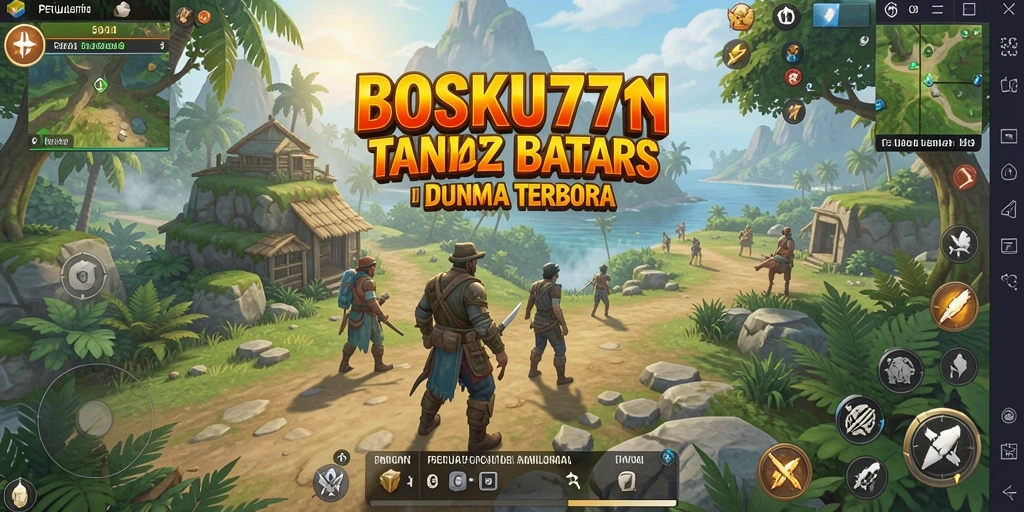 Tampilan gameplay <strong>BOSKU777</strong> yang imersif dan luas dalam dunia terbuka.