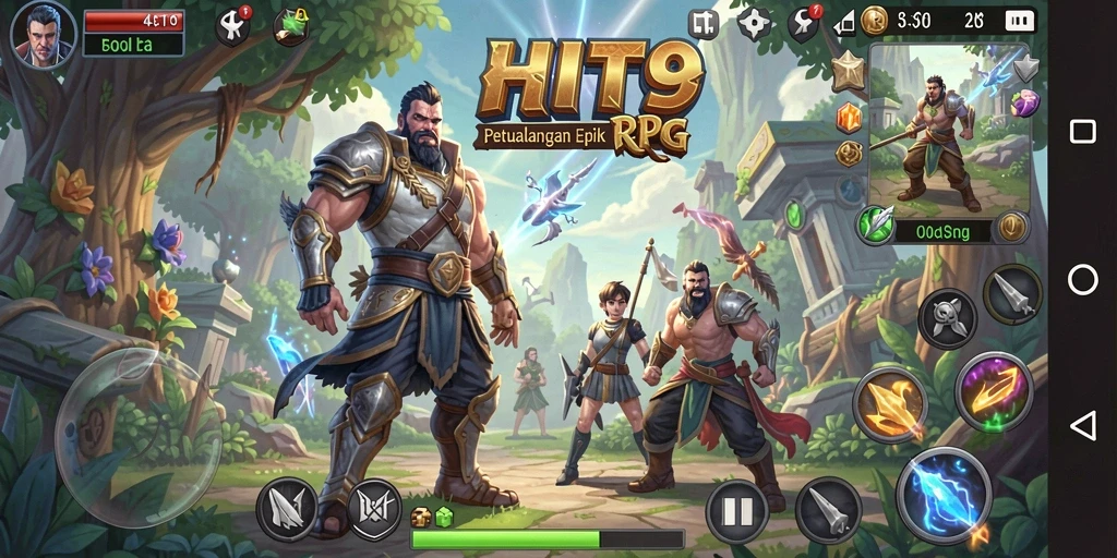 Screenshot gameplay <strong>HIT9</strong> yang menampilkan aksi pertarungan seru.