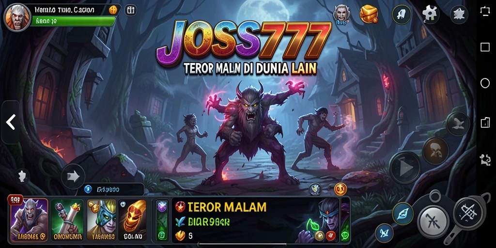 Tampilan menegangkan dalam perjalanan horor di JOSS777.