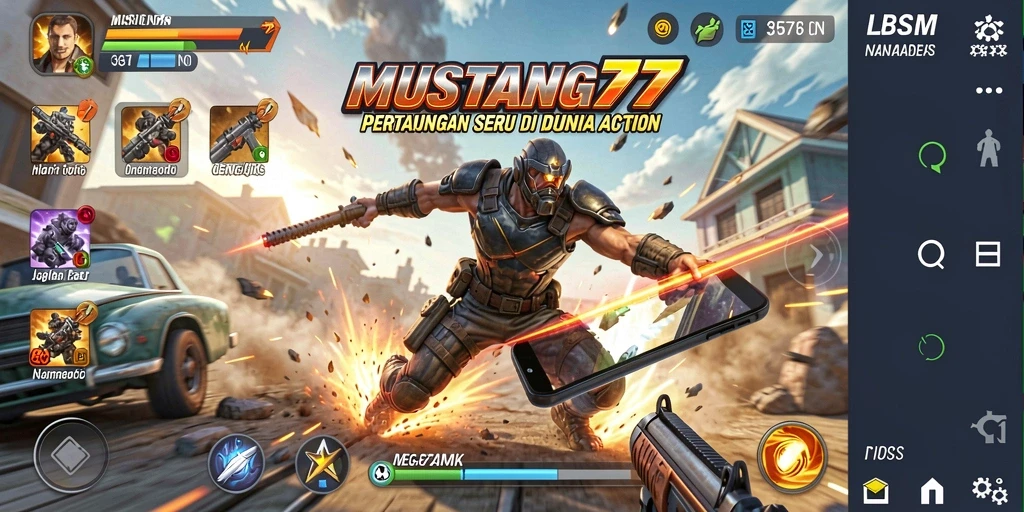 Gameplay menegangkan dan seru di dalam MUSTANG77.