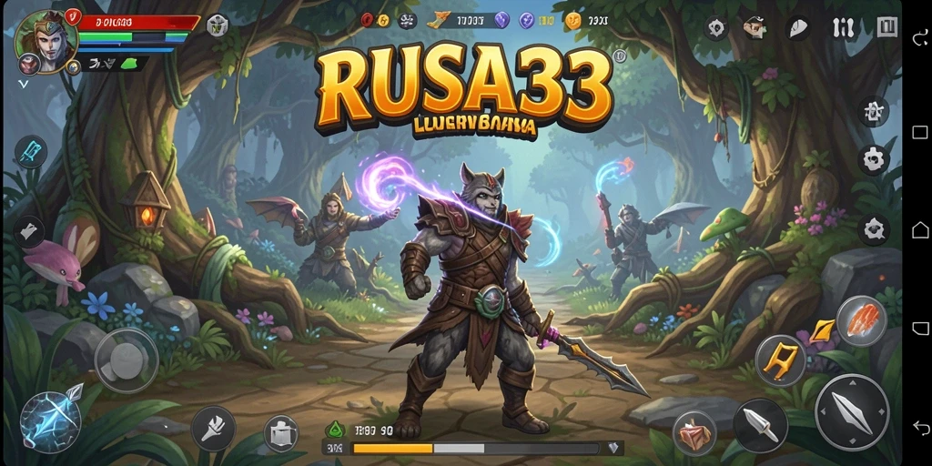 Gameplay RUSA33 yang menampilkan momen petualangan menarik.