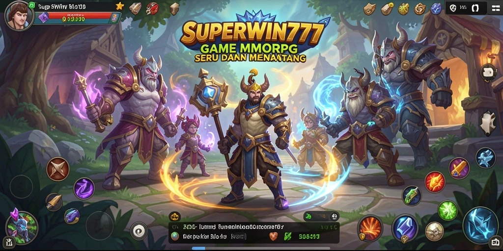 Tampilan gameplay SUPERWIN777 yang penuh aksi dan petualangan.