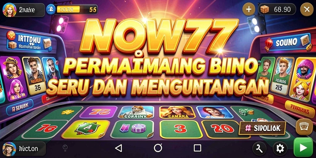 Tampilan gameplay WOW77 yang menarik saat bermain Bingo.
